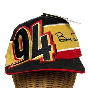 NWT Vintage Bill Elliott 94 Racing Snapback NASCAR Ball Cap McDonalds Large Logo